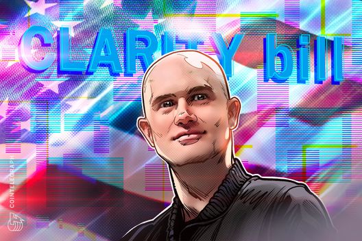 Coinbase CEO Brian Armstrong Says Clarity Act 'Closer Than Ever'