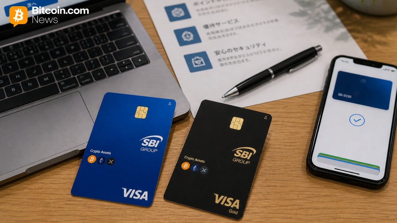 SBI Group, Visa Launch Crypto Card With up to 10% BTC, ETH, XRP Promo Rewards