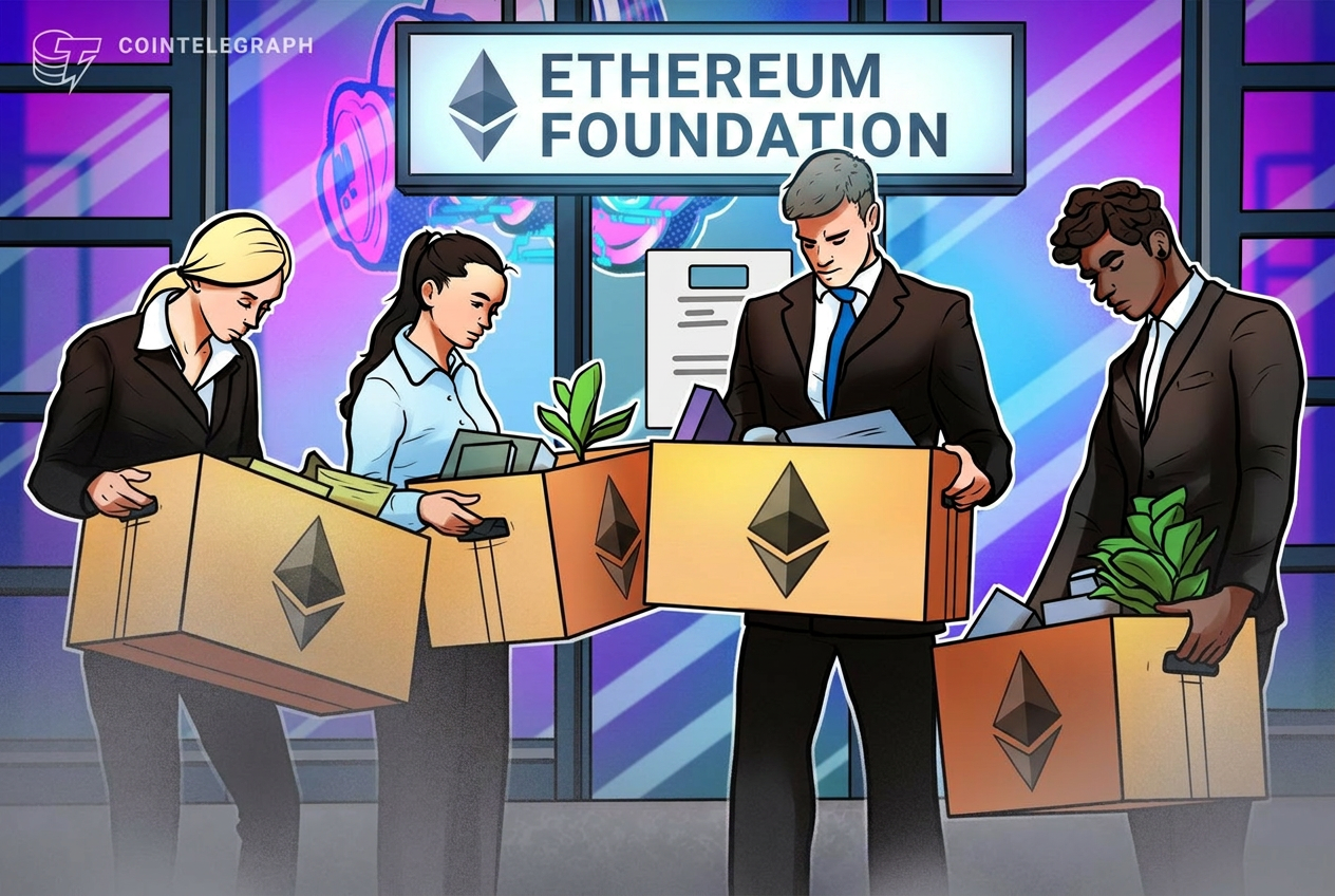 Ethereum Foundation Lays off 54 Employees as Buterin Reveals 40% Budget Cut