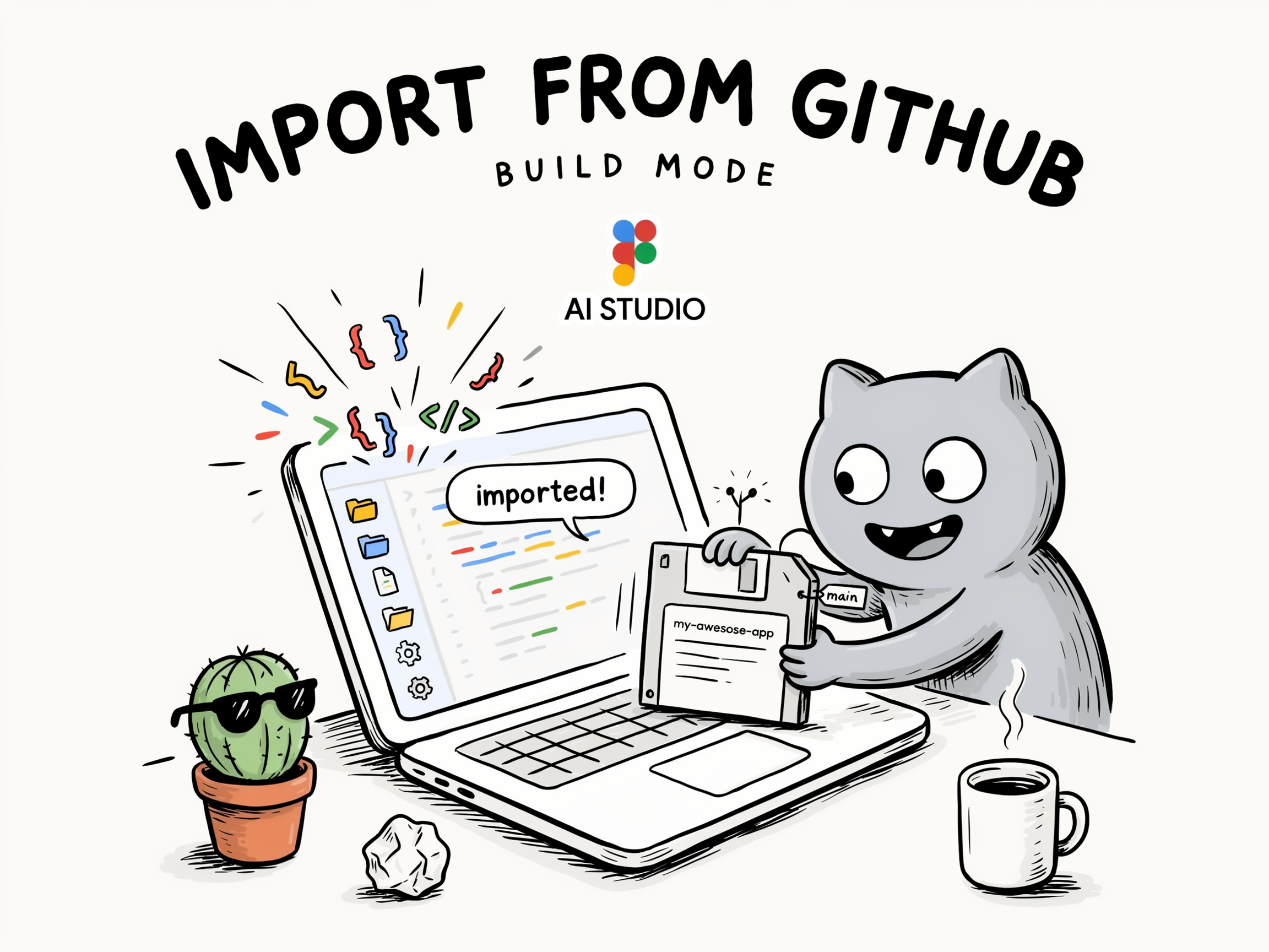 Google AI Studio Adds Import from GitHub to Build a Deployable App